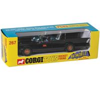 Corgi Diecast Model Cars - RT26701 Batmobile with Batman and Robin - Men, Women & Kids Souvenir Gifts from UK - Small Die Cast Toy Car Models for Boys, Gift for Motor Enthusiasts