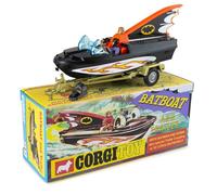 Corgi Toys CD54321062 107 - Bat Boat With Batman & Robin figures and Die - Cast Trailor special Trailor coupling to fit Batmobile RT26701 1:46 Scale Souvenir Gift for men or women