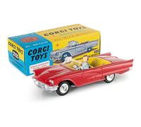 Corgi Toys Model Club 215S - Ford Thunderbird Open Sports Car, Yellow,white,red