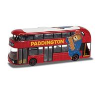 Corgi - TV Film License & Event CC89206 Paddington 3 New Routemaster Buses 1:72 Scale Die-Cast Model, Brown/Green
