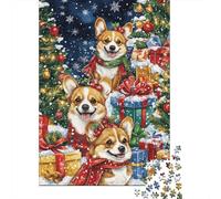 Corgi Unfolded in 1000 Pieces - Discover The Thrill of Wooden Puzzle Solving, An Unmatched Family Fun Experience