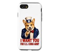 Corgi USA Funny Vintage July 4th Independence Day Veteran Case for iPhone SE (2020) / 7/8