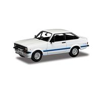 Corgi VA12624 Ford Escort Mk2 RS1800 Diamond White - 1:43 Scale Diecast Model Car with Cosworth BDA Engine Detail, Diecast Cars for Model Collection, Pre-Built Car Models