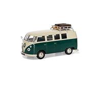 Corgi VA14500 Volkswagen Type 2 1500 SP Devon Caravette. Pearl White and Velvet Green Vanguard