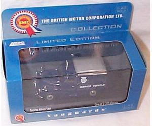 Corgi vanguards BMC collection motoring services morris minor van 1.43 scale limited edition diecast model