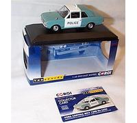 Corgi vanguards ford cortina MK2 1300 de luxe manchester & salford police ford demonstration car 1.43 scale diecast model