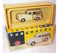 corgi vanguards morris minor cream traveller car 1.43 scale diecast model
