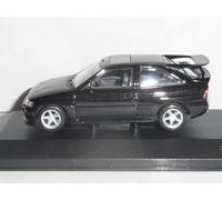 Corgi VA14807 Ford Escort RS Cosworth Ash Black Diecast Model Car - 1:43 Scale Vanguards Model Car Collection, Red Hexagon Interior & 1995 Lux Specification, Pre-Built Diecast Cars