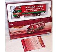 Corgi Volvo FM 6 Wheel Rigid Curtainside H B Holt CC13527 1-50 Scale new in Box