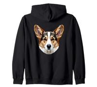 Corgi Welsh Corgi Cardigan Dogs Cute Welsh Corgis Zip Hoodie