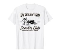 Corgi Zoomies Club Low Rider Division T-Shirt