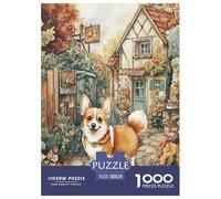 Corgi1000Piece JigsawPuzzlesanimal ForAdult Colourful Brainteasing Age12+byth EducationalGame Uncover The Puzzle 38x26cm/1000pcs