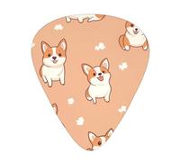 Corgis Guitar Picks Gift Set - Smooth Durable Plectrums For Acoustic, Electric & Bass Guitar, Perfect Present For Guitar Lovers & Musicians