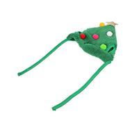 CORHAD 1 Pc Pet Christmas Hat Green Ball for Cat Dog Birthday Outfit Pet Supplies