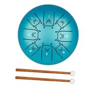 CORHAD 1 Set Wangyou Drum Steel Tongue Drum Cassette Player Drumstick Holder Keyboard Electric Machine Xylophone Musical Instrument Musical Instruments Blue Wood