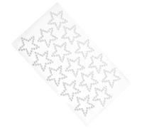 CORHAD 1 Sheet Silver Face Jewels Stickers with Self-adhesive Resin and Plastic Material, Versatile Application for Eyes and Phone Case, Unique Jewelry-like Sparkle Decoration for Makeup