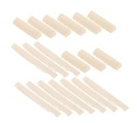 CORHAD 10 Pairs Acoustic Guitar Nut and Saddle for String Classical Folk Guitars Pre-slotted Plastic Replacement Parts for DIY Repair Accessories to Enhance Tuning and Sound Quality