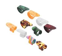 CORHAD 10 Pcs Guitar Picks Finger Thumb Picks Plectrums For Fingerstyle Acoustic Electric Guitar Bass Banjo Mandolin Ukulele Harp