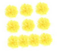 CORHAD 10 Pcs Imitation Marigolds Artificial Wedding Flowers Accesories Faux Marigold Props for Decorative for Party Wedding Home Photo Shooting Props