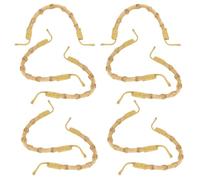 CORHAD 10 Pcs Rattan Teapot Handle Replacement, Bendable U-Shape Heat Resistant and Sturdy Iron Frame, Elegant and Decorative Grip for Ceramic and Pottery Tea Pots, for Tea Rooms