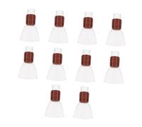 CORHAD 10 Pcs Suona Reeds Plastic Copper Lightweight Reed for Wind Instruments Pure and Mellow Sound Easy to Carry Instrument Accessory for Folk Music