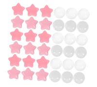 CORHAD 100pcs Colored Star-shaped Ocean Balls for Educational Plastic Round Pit Balls Safe Non-toxic Play Game Props for Indoor Outdoor Party and Bath