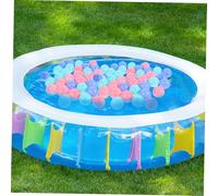 CORHAD 100pcs Colorful Ocean Balls Macaron Colors Non-toxic Play Pit Balls for Playpens Pools Tents Party Game Props Safe Swimming
