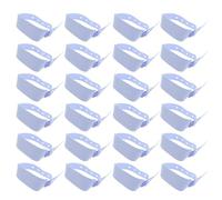 CORHAD 100pcs Disposable PVC Patient Id Wristbands for Hospital Use, Streamlined Bracelets for Adults and Elderly, for Emergency Situations and Event Wrist Bands