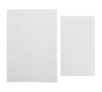 CORHAD 100pcs Release Paper Pages for Sticker Collecting | A5 & A6 Double-Sided 6-Ring Binder Insert Refills | Blank Reusable Sticker Collecting Album Sheet