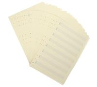 CORHAD 100sheets Music Manuscript Refill Paper of Five- Inserts for Easy Organization and Creative Music Writing Compatible Standard Binders and Notebooks