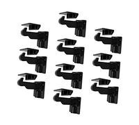 CORHAD 10pcs Black Child Safety Drawer Locks Baby Proofing Cabinet Locks Invisible Multifunctional Childproof Cabinet Latches for Boys and Girls