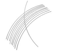 CORHAD 10pcs Copper Guitar Fret Wires Silver Fingerboard Replacement Smooth Surface for Folk Guitar New Building and Repair Work