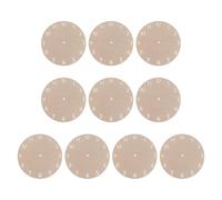 CORHAD 10PCS DIY Blank Wood Wall Clock Dial - Clock Making Kit for Beginners - Artistic Painting Craft Board - Children Bedroom Decor - Round Dial Plate 15cm/5.9''
