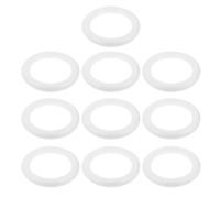CORHAD 10pcs DIY Foam Donut Craft Rings White round Circles for Christmas Wreath Making, Can be Painted, for Craft Projects and Church Decorations
