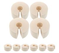 CORHAD 10Pcs Door Safety Cushion Bumpers in Light Beige Nbr Foam Door Pinch Guards for Finger Protection to Prevent Slam and Protect Pets in Bedroom Kitchen Office