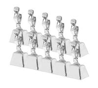 CORHAD 10pcs Fishing Rod Bells Metal Bite Alarms Loud Sound Alert for Sea Rods Night Fishing Iron Material Weatherproof Bait Alarm Accessories