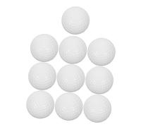 CORHAD 10pcs Foam Golf Balls Solid Squeeze Stress Relief Balls Realistic Feel for Indoor Outdoor Backyard Golf Practice Training