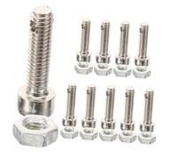 CORHAD 10pcs Guitar Screw Accessories Hexagonal Pocket Guitar Chord Trainer Screw Portable Parts