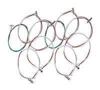 CORHAD 10pcs Guzheng Replacement Metal Strings B Type Universal for 6-10 Strings Instrument Accessories Kit with 2 Sets Each of 6th to 10th Suitable for Guzheng Repair and Maintenance