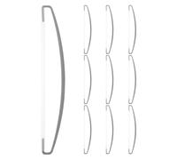 CORHAD 10pcs HandHeld Flagpole, 9.45" Plastic Flag Rod for School GatheringsCelebration Marketing Events, Small Hand Held Flag Pole