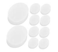 CORHAD 10pcs Jewelry Mould Silicone Molds Earring Pendant Silicone Molds Epoxy Resin Silica White