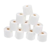 CORHAD 10pcs Miniature Toilet Roll Dollhouse Bathroom Accessory Mini Tissue Model for Dollhouse DIY Prop Small Decorative Paper for Micro Landscape Photography and Gift