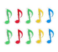 CORHAD 10pcs Music Note Clips Creative Sheet Clips for Piano Scores Music Book Holders Easy Page Management for All Ages for Concerts and