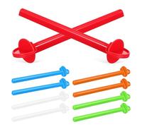 CORHAD 10pcs Parrot Perch Bird Standing Sticks for Parakeets Cockatiels Finches Durable Paw Grinding Exercise Training Perches for Caged Birds