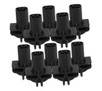 CORHAD 10pcs Plastic Wire Cube Connectors with Caster Wheels for Cat Cage and Closet Organizer DIY Accessories Easy Installation Fit for Pet Storage Units
