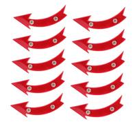 CORHAD 10pcs Reflective Bike Wheel Lights Arrow Shape for Night Riding Safety High Visibility Bicycle Reflectors for Road and Mountain Cycling Weather-resistant Night Riding Accessories