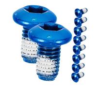 CORHAD 10pcs Stainless Steel Bike Disc Brake Bolts Mountain Bike Disc Brake Fixing Screws Corrosion-resistant Fasteners for Secure Rotor Attachment