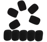CORHAD 10pcs Washable Microphone Cover Handheld Windscreen for Stage Use Protects Microphone from Wind and Debris Standard Accessory for and Recording