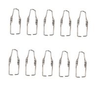 CORHAD 10pcs Water Valve Spring Trumpet Accessories Silver Small for Drainage and Watergate Key Replacements for Trumpet Maintenance and Cleaning