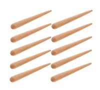 CORHAD 10pcs Wooden Rhythm Sticks Natural Hardwood Percussion Instruments for Music Education Orff Method Interactive Musical Sticks for Coordination Development